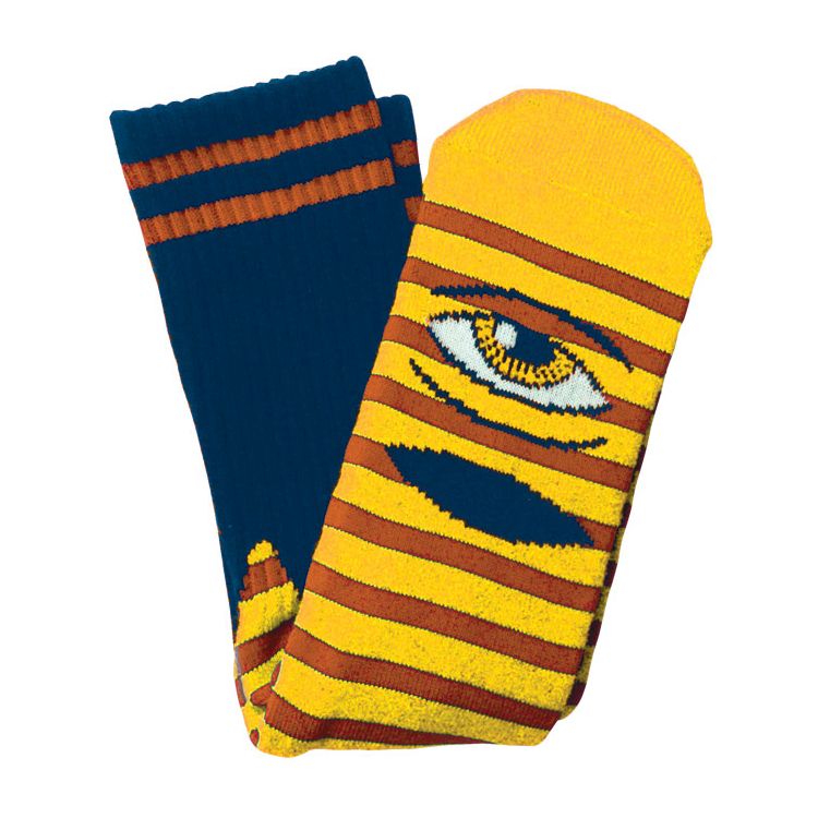 Toy Machine - Calcetines Eye Stripe Sect Navy/Yellow SOCTM0018