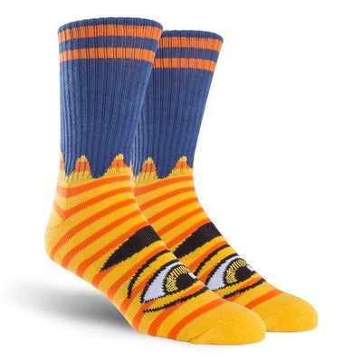 Toy Machine - Calcetines Eye Stripe Sect Navy/Yellow SOCTM0018