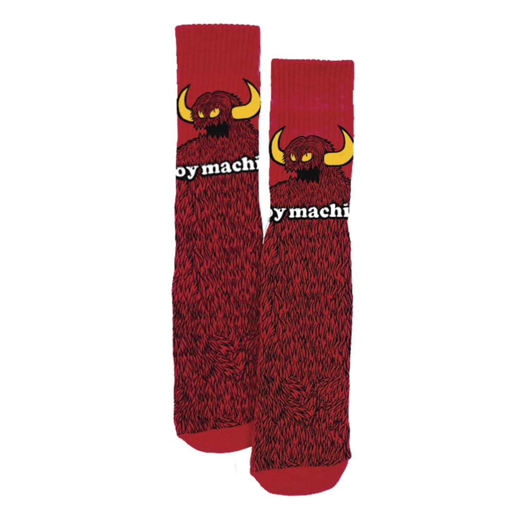 Toy Machine - Calcetines Furry Monster Red SOCTM0064