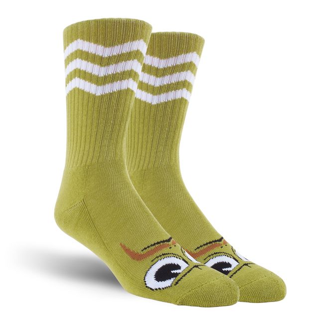 Toy Machine - Calcetines Turtleboy Stache Lime SOCTM0039