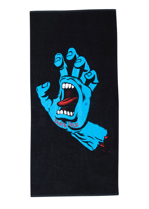 Santa Cruz - Toalla Screaming Hand Black - Lo Mejor De Santa Cruz - Solo Por $29990.0! Compra Ahora En Wallride Skateshop