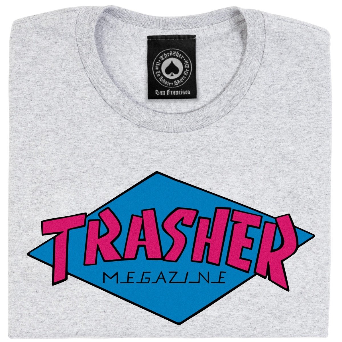 Thrasher - Polera Trasher (by Parra) Ash Gray