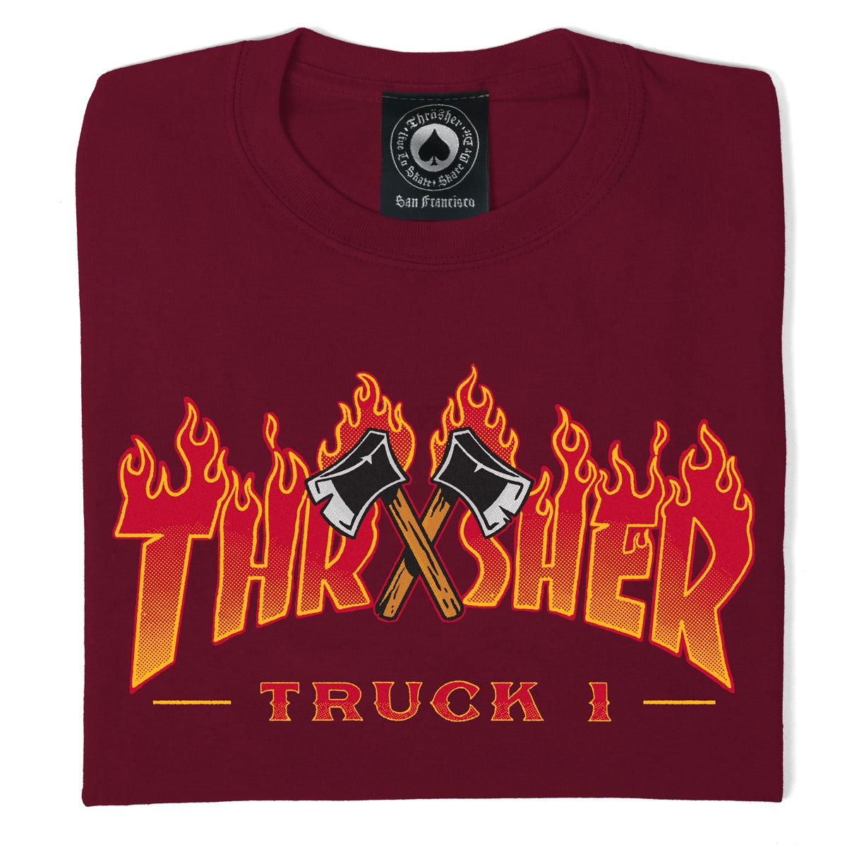 Thrasher - Polera Truck 1 Maroon